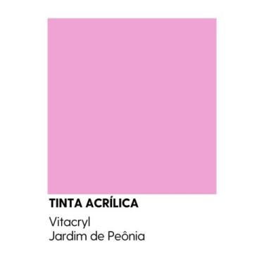 Imagem de Tinta Semibrilho Premium Rosas - Vitacryl, Jardim de Peônias, 3,6 lts