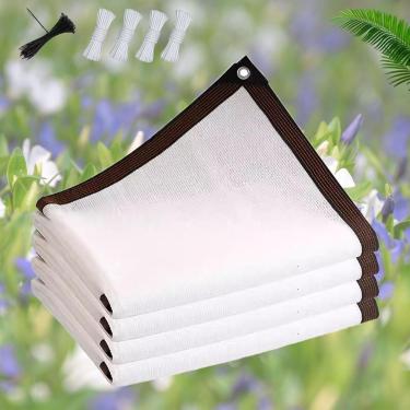 Imagem de Rede De Sombreamento De Toldo Rede De Sombra Com Ilhós E Cordão, Tecido De Proteção Solar De Rede De Jardim, Rede De Sombra 3x4 3x6 3x8 3x10, One Color, 8X18m