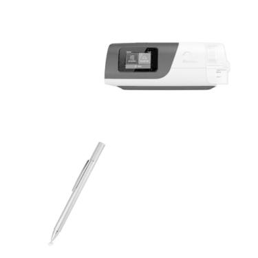 Imagem de BoxWave Caneta Stylus compatível com ResMed AirSense 11 - Caneta capacitiva FineTouch, caneta Stylus super precisa - prata metálica