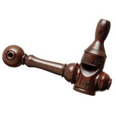 Imagem de Apito pio cruzeta madeira exótica de reuso observação aves silvestres 