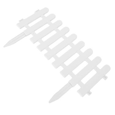 Imagem de Tnfeeon Cerca de Jardim Decorativa, Plástico Decorativo Pequeno Painéis de Piquetes para o Canteiro de Flores do Jardim para Canteiros de Flores de Flores de Canteiros de Jardim Acentos