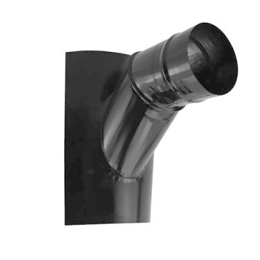 Imagem de Antrader Sela de 10 cm para remoção de 45 graus, ramo de extensão de ramo, duto, ramo de sela para sistemas HVAC, 1 peça