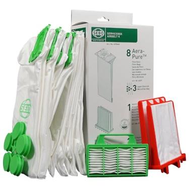 Imagem de Sebo Caixa de serviço 6695AM para aspirador série K com 8 sacos de filtro, filtro de exaustão e microfiltro pré-motor