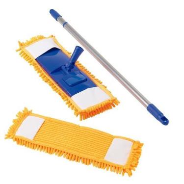 Imagem de Vassoura Mop Tira Pó 44 Cm Chenille C/ 1 Refil  Bompack - VendasShop U