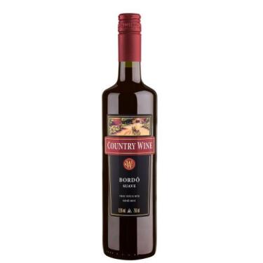 Imagem de Vinho country wine bordo suave 750ml - MARCA