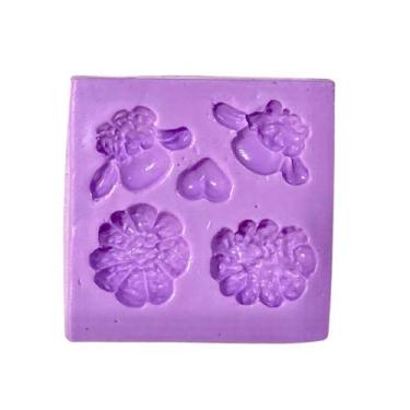 Imagem de F1279 molde de silicone ovelha confeitaria biscuit - confeitaria dos m
