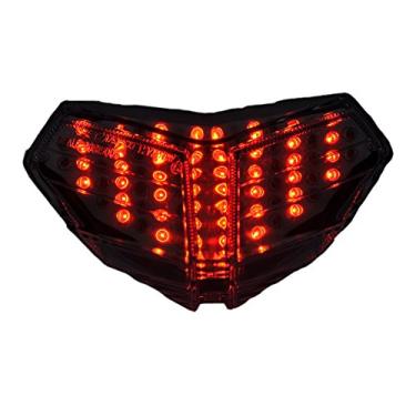 Imagem de Luz traseira de freio com lentes fumê de LED para motocicleta com indicadores de luz de seta integrados para 08-10 DUCATI 848, 07-10 1098/R/S, 09-10 1198/R/Corse