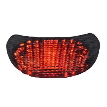 Imagem de Lente fumê luzes traseiras de LED para motocicleta, luz traseira de freio com indicadores de luz de seta integrados para 99-07 DUCATI Supersport