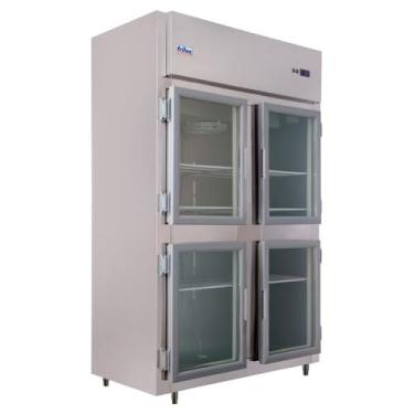Imagem de Refrigerador Comercial RF-065 Frilux - Revestimento em Inox 4 Portas de Vidro 900L +2° a + 8° 220V