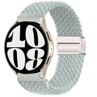 Imagem de Pulseira De Nylon Trançada Solo Loop Para Samsung Galaxy Watch 7 6 5 4