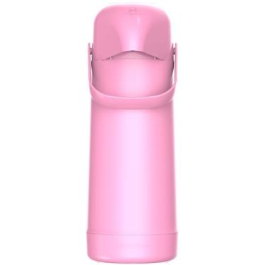 Imagem de GARRAFA TÉRMICA MAGIC PUMP 1L PRESSÃO ROSA Termolar