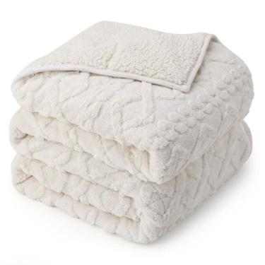 Imagem de Cobertor pesado Drewin 6,8 kg Queen Size 220GSM Sherpa