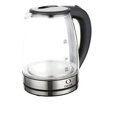 Imagem de Bule Jarra Elétrica 110V Transparente – Vidro Temperado Resistente, Fervura Instantânea, Desligamento Automático e Estilo Moderno para Sua Casa