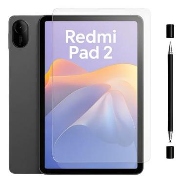 Imagem de Kit Pelicula Tablet Xiaomi Redmi Pad 2 + Canetatouch 2 Em 1 - OTEMU