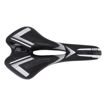 Imagem de Selim de Bicicleta, Selim de Mountain Bike Ergonômico Respirável Macio para Conversão de Mountain Bike (Branco)