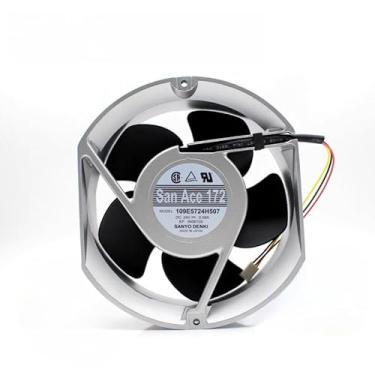 Imagem de Para SANYO 109E5724H507 DC24V 0,58A 172 * 150 * 51 mm 3-Pin Processador Cooler Radiador Ventilador de Refrigeração