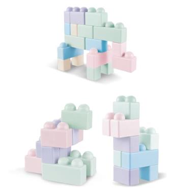 Imagem de Xalingo Blocos de Montar Macio Super Soft Blocos 58 Peças
