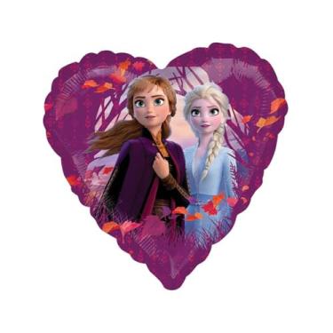 Imagem de Mayflower Products Balão de alumínio Anagrama Frozen 2 Love de 43 cm, multicolorido