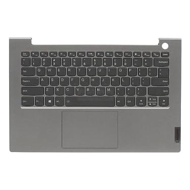 Imagem de Partsatoz Capa superior de apoio para as mãos para laptop com teclado retroiluminado dos EUA e substituição de montagem de touchpad para Lenovo ThinkBook 14 G2 ARE 20VF ITL 20VD 5CB1B02614 5CB1B02551
