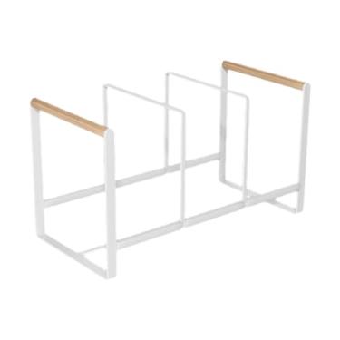 Imagem de Llazsybz Escorredor de Pratos com Alças de Madeira para Balcão de Cozinha E Balcão de Bar