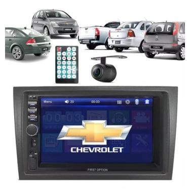 Imagem de Kit Multimídia Vectra Meriva Mold Preta 7 Pol Carplay AndriodAuto Usb 