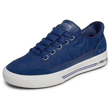 Imagem de Skechers Tênis feminino sem cadarço Arcade-Cuddle Steps Hands Free Slip-ins, Azul marino, 39
