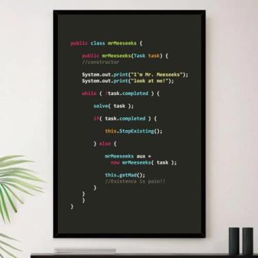 Imagem de Genérico, Quadro Tecnologia Programação Negócios Decorativo A3 35x45cm