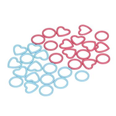 Imagem de Acouto 32pcs Misturos de Travamento de Metal Colorido Marcadores para tricô, crochê e Acessórios de Costura - e Reutilizáveis