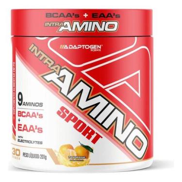 Imagem de Intra amino sport (196g) - adaptogen science, MAÇAVERDE