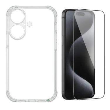 Imagem de Compatível com iPhone 17 - Capinha Capa Case Anti Impacto Shock Queda + Pelicula de Vidro 3d Cobre Toda a Tela