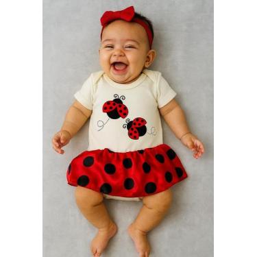 Imagem de Body bebê manga curta Verão 3 à 9 meses - Dino Baby, Saia joan, M