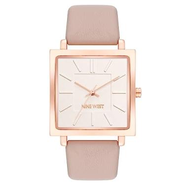 Imagem de Nine West Relógio feminino com alça, Rosa/ouro rosa
