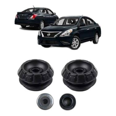 Imagem de Par Coxim + Rolamento Dianteiro Nissan Versa 2017 2018 2019