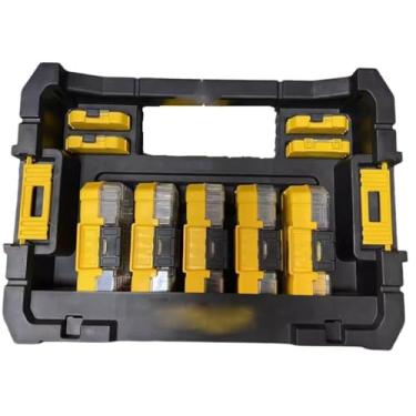 Imagem de Tolxh DT70716 DT70801 DT70800 Kit de caixa de armazenamento de bits DT70716-QZ DT70801-QZ DT70800-QZ DT70800-QZ caixa de armazenamento de peças novas peças de reposição compatíveis com Dewalt