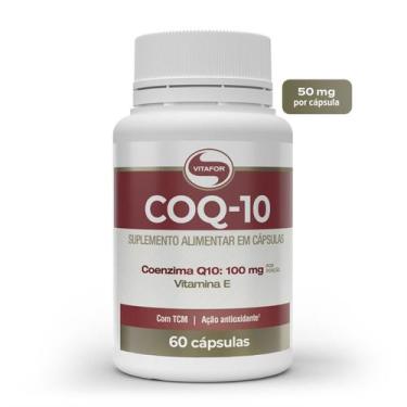Imagem de Coenzima Q10 100mg Vitafor 60 Cápsulas