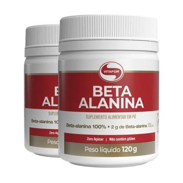 Imagem de Kit 2 Beta Alanina Vitafor Vegano 120g