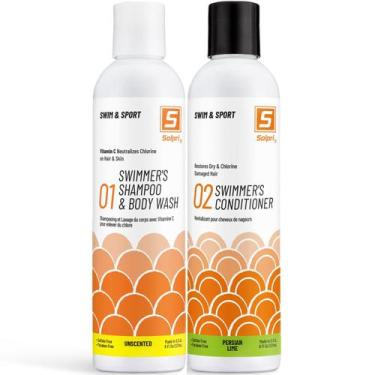 Imagem de Shampoo de natação com cloro e vitamina C Solpri Swimmers com condicio