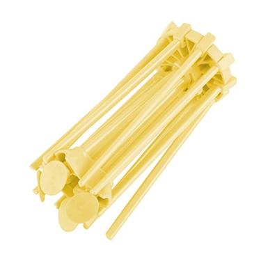 Imagem de Ailgely Rack de Secagem de Macarrão, Ferramenta de Cozinha Dobrável para Espaguete de Macarrão, Suporte de Secador Com Materiais Seguros de Qualidade Alimentar, Design de Base Não (Amarelo)