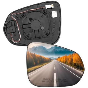 Imagem de LOIYLLEN Substituição do espelho lateral do passageiro para Lexus RX350 2016-2020, NX200t 2015-2020, NX300 2018 2019 2020 - Vidro do espelho do lado direito, vidro dos espelhos retrovisores com