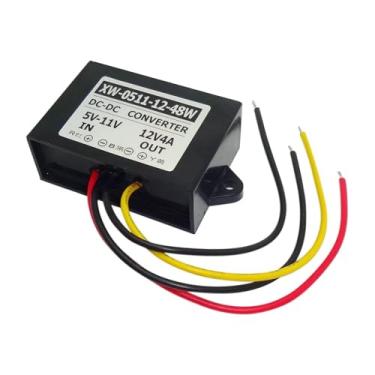 Imagem de Módulo regulador Step Up DC 5V 6V 7V 8V 9V 10V 11V para 12V 4A 48W impermeável para carro conversor de fonte de alimentação ajustável