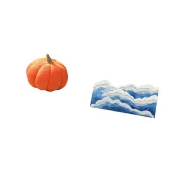 Imagem de Fenteer Almofadas de Abóbora de Halloween, Almofadas de Sofá Recheadas, Tapete Decorativo Antiderrapante para Decoração de Quarto, Berçário, Sala de Jogos, Pr