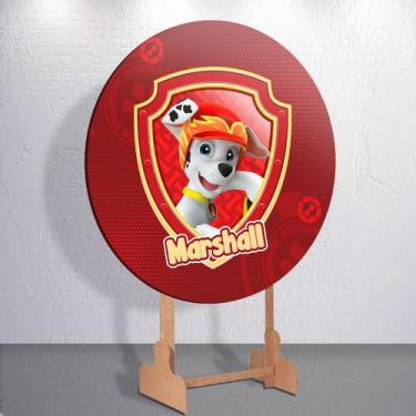 Imagem de Capa p/ Painel Festa Decoração Infantil Patrulha Dog Salvadoral Redond