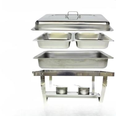 Imagem de Rechaud Inox Para Banho Maria E Buffet, AcessóRio Ideal Para Panelas A Vapor, Conserva O Calor Dos Alimentos(1)