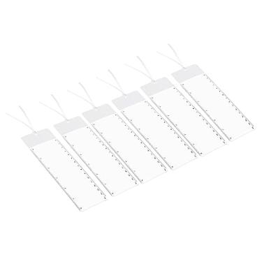 Imagem de Generic Lupa de marcador de página com régua, pacote com 6, lente de aumento de 3 páginas para baixa visão, pessoas lendo livros, revistas, jornais, branco