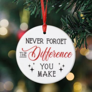 Imagem de Apanhador de sol de cristal para janelas – apanhadores de sol com prismas nunca se esqueça da diferença que você faz, enfeite redondo para pendurar no Natal, casamento, jardim, decoração de casa