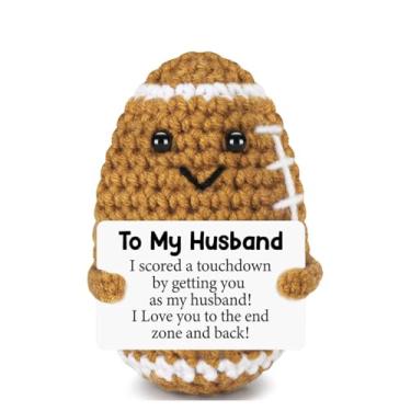 Imagem de Mini ideias engraçadas de presente de crochê de futebol para presentes, presente de aniversário de Natal, pequenas coisas fofas, futebol de crochê positivo emocional feito à mão - 3