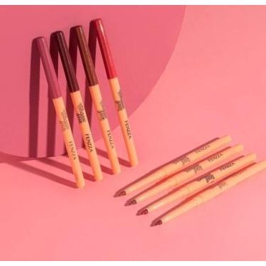 Imagem de Lápis Labial Retrátil Fenzza Choco Fun  Contorno Preciso e Cor DOLCE