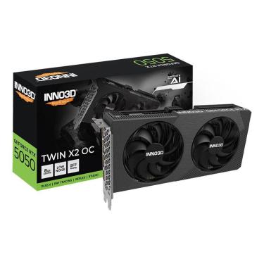 Imagem de Gpu INNO3D Geforce RTX 5050 TWIN X2 OC 8GB 128BITS GDDR6 N50502-08D6X-174071N