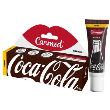 Imagem de Hidratante Labial Carmed Coca-Cola Marrom 10g - CIMED