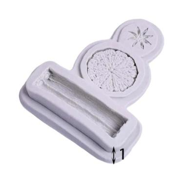 Imagem de Molde De Silicone De Natal Com Limão, Canela, Estrela De Anis E Nozes 